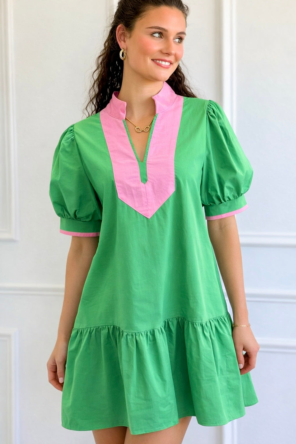 Sweet Contrast Dress