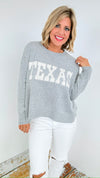 Texas Pride Knit Sweater-140 Sweaters-Staccato-Coastal Bloom Boutique, find the trendiest versions of the popular styles and looks Located in Indialantic, FL