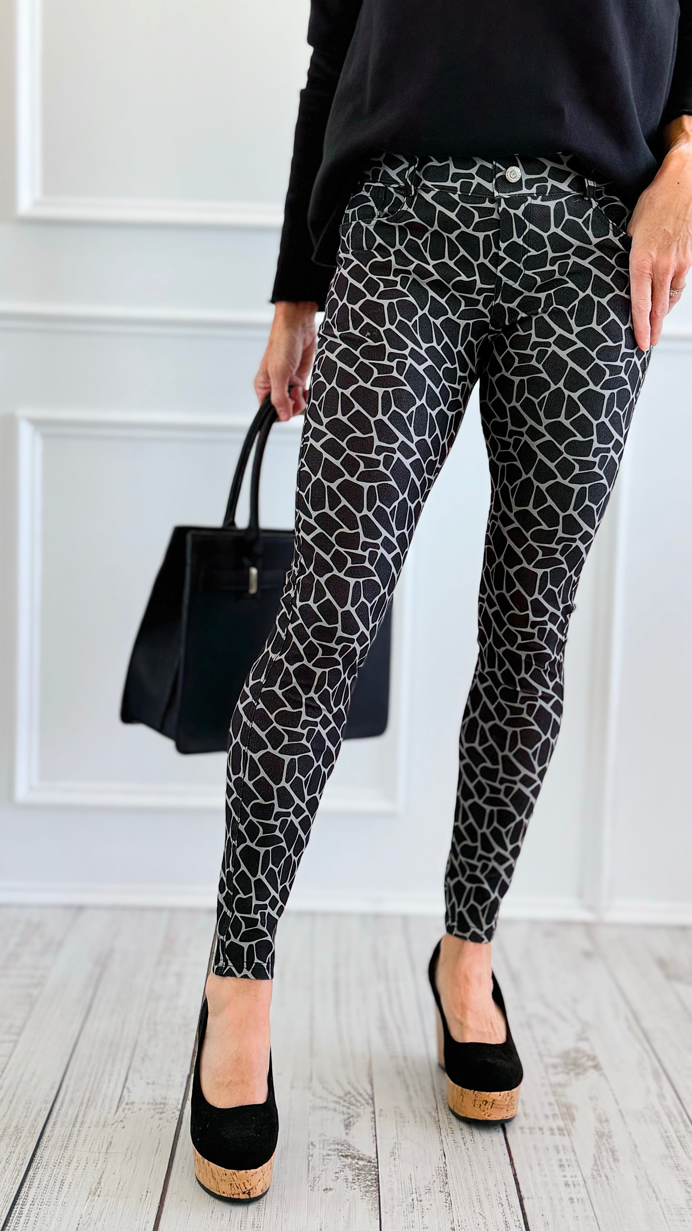 Wild Streak Slim Fit Jeggings-100 Pants-YELETE-Coastal Bloom Boutique, find the trendiest versions of the popular styles and looks Located in Indialantic, FL