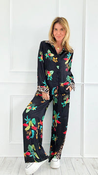 Tropical Elite Italian Set-210 Loungewear/Sets-Mitica & Co-Coastal Bloom Boutique, find the trendiest versions of the popular styles and looks Located in Indialantic, FL