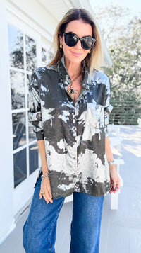 Shine Forward Shirt-110 Long Sleeve Tops-Umgee-Coastal Bloom Boutique, find the trendiest versions of the popular styles and looks Located in Indialantic, FL