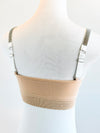 Strap Situation Bra - Nude W White Crystal Plunge-220 Intimates-Strap-its-Coastal Bloom Boutique, find the trendiest versions of the popular styles and looks Located in Indialantic, FL