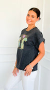Moonlit Majesty Italian Graphic Tee-110 Short Sleeve Tops-FIRSTAGE-Coastal Bloom Boutique, find the trendiest versions of the popular styles and looks Located in Indialantic, FL
