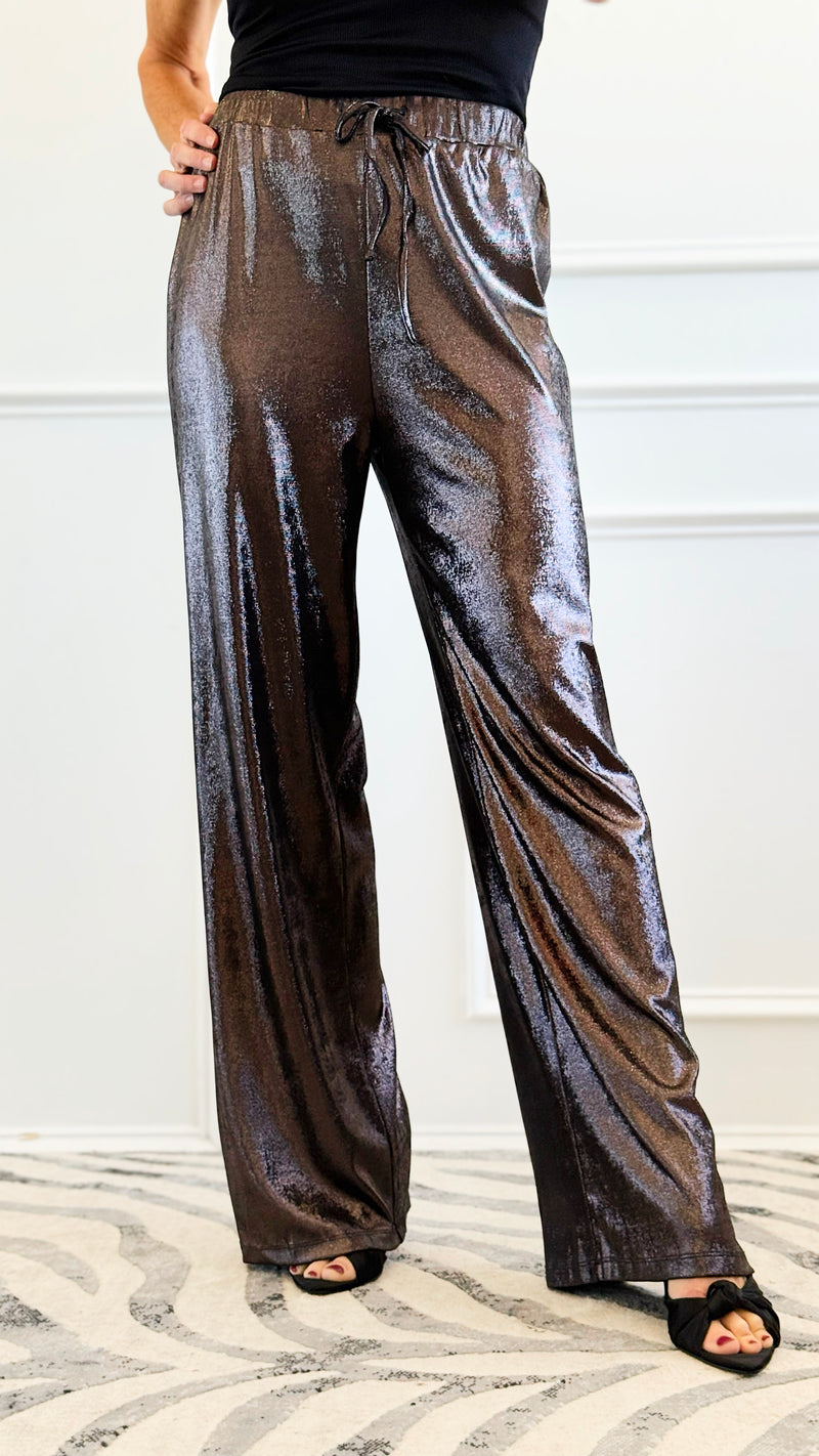 Walk the Line Charcoal Wide Leg Pants-170 Bottoms-GLAM-Coastal Bloom Boutique, find the trendiest versions of the popular styles and looks Located in Indialantic, FL