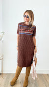 Sammie Knitted Textured Dress-200 dresses/jumpsuits/rompers-Joh Apparel-Coastal Bloom Boutique, find the trendiest versions of the popular styles and looks Located in Indialantic, FL