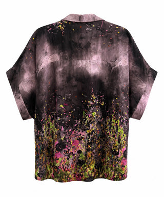 Evening in Bloom Italian Button Down Top
