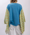 Dollyverse Kantha Poncho Top-150 Cardigan Layers-Blue Velvet-Coastal Bloom Boutique, find the trendiest versions of the popular styles and looks Located in Indialantic, FL