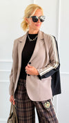 Dual Impact Italian Blazer-160 Jackets-ACQUA & LIMONE-Coastal Bloom Boutique, find the trendiest versions of the popular styles and looks Located in Indialantic, FL