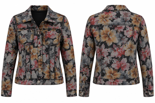 Dark Romance Floral Reversible Italian Jacket