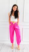 Patagonia Italian Pants - Fuchsia-100 Pants-Italianissimo-Coastal Bloom Boutique, find the trendiest versions of the popular styles and looks Located in Indialantic, FL