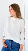 Breezy Comfort Knit Sweater-170 Bottoms-Tres Bien-Coastal Bloom Boutique, find the trendiest versions of the popular styles and looks Located in Indialantic, FL