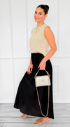 Isabella Italian Skirt- Black-170 Bottoms-SEE YOU IN ROME-Coastal Bloom Boutique, find the trendiest versions of the popular styles and looks Located in Indialantic, FL