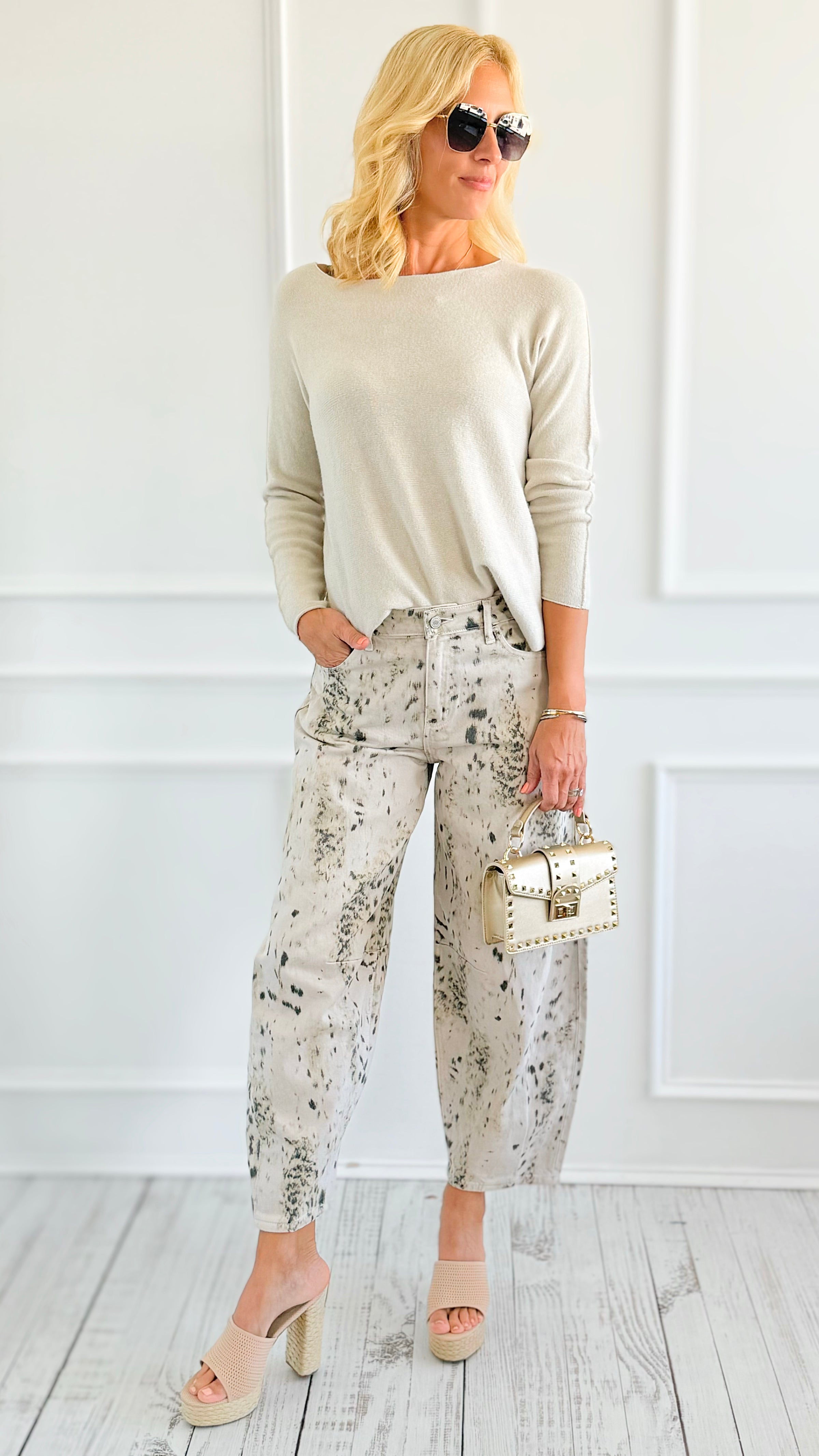 Artful Ease Relaxed Pants-170 Bottoms-Kan Can USA-Coastal Bloom Boutique, find the trendiest versions of the popular styles and looks Located in Indialantic, FL