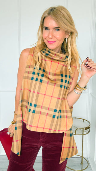 Modern Edge Printed Italian Top - BB Statement