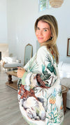 Tropic Jungle Italian Blazer-160 Jackets-Italianissimo-Coastal Bloom Boutique, find the trendiest versions of the popular styles and looks Located in Indialantic, FL