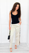 Untamed Luxe Stripe Pant-100 Pants-V SKY-Coastal Bloom Boutique, find the trendiest versions of the popular styles and looks Located in Indialantic, FL