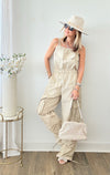 Ground Control Cargo Jumpsuit-200 Dresses/Jumpsuits/Rompers-NO VACANCY-Coastal Bloom Boutique, find the trendiest versions of the popular styles and looks Located in Indialantic, FL