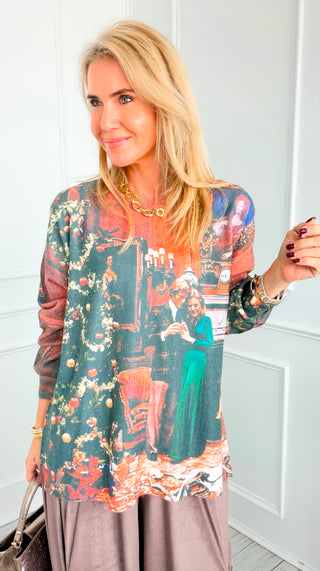 Christmas at The Manor Italian St Moritz Sweater