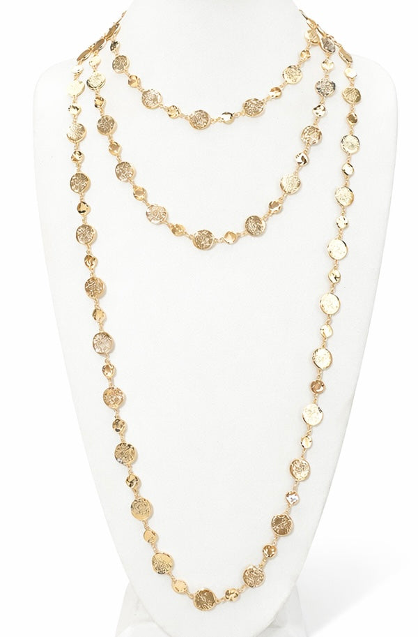 Golden Drift Layered Necklace