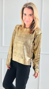 Golden Hour Side Button Top-130 Long sleeve top-SO ME-Coastal Bloom Boutique, find the trendiest versions of the popular styles and looks Located in Indialantic, FL