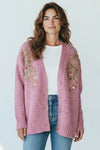 Petal Crush Embellished Cardigan-140 Sweaters-Fate Inc-Coastal Bloom Boutique, find the trendiest versions of the popular styles and looks Located in Indialantic, FL