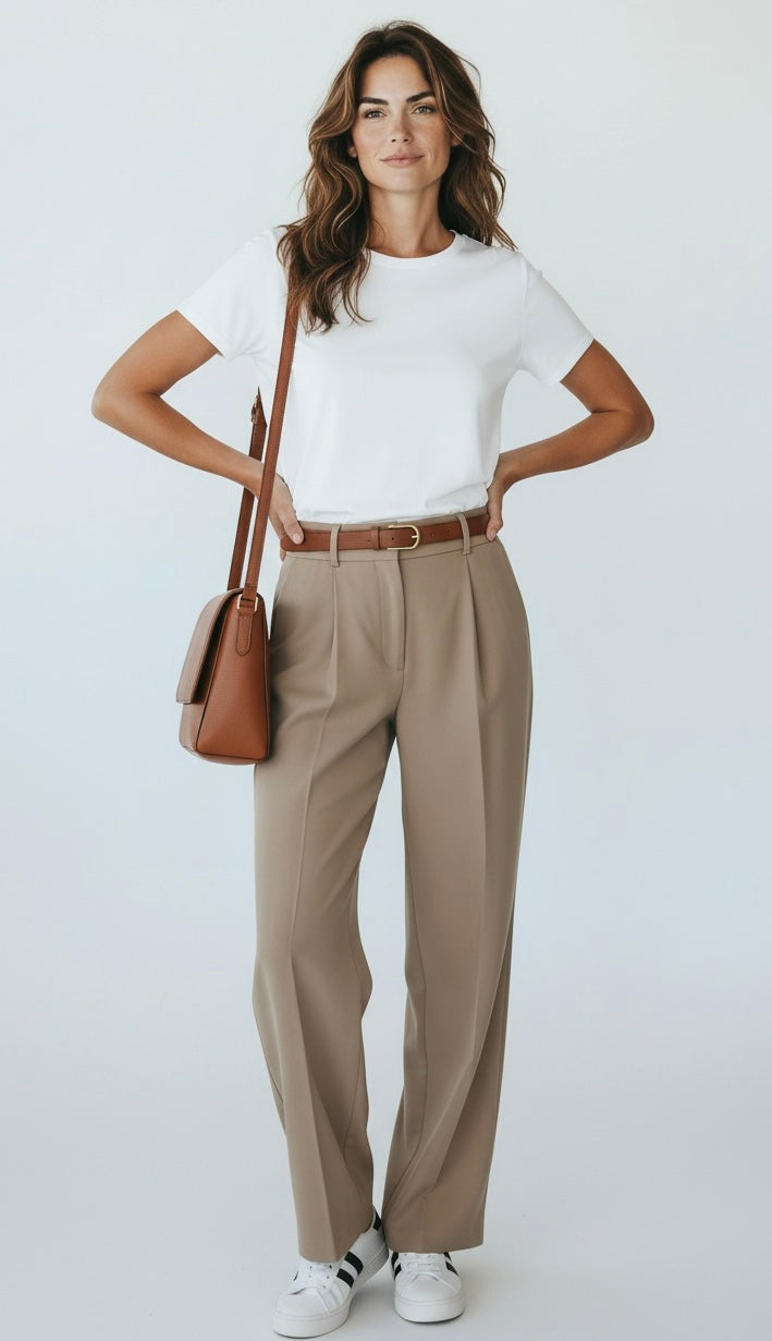 Soft Horizon Pleated Trousers-170 Bottoms/Shorts-Rousseau-Coastal Bloom Boutique, find the trendiest versions of the popular styles and looks Located in Indialantic, FL