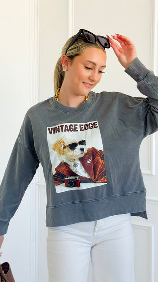 Vintage Pup Italian Sweatshirt