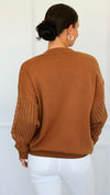 Fireside Sonata Sweater - Deep Camel-140 Sweaters-Zenana-Coastal Bloom Boutique, find the trendiest versions of the popular styles and looks Located in Indialantic, FL