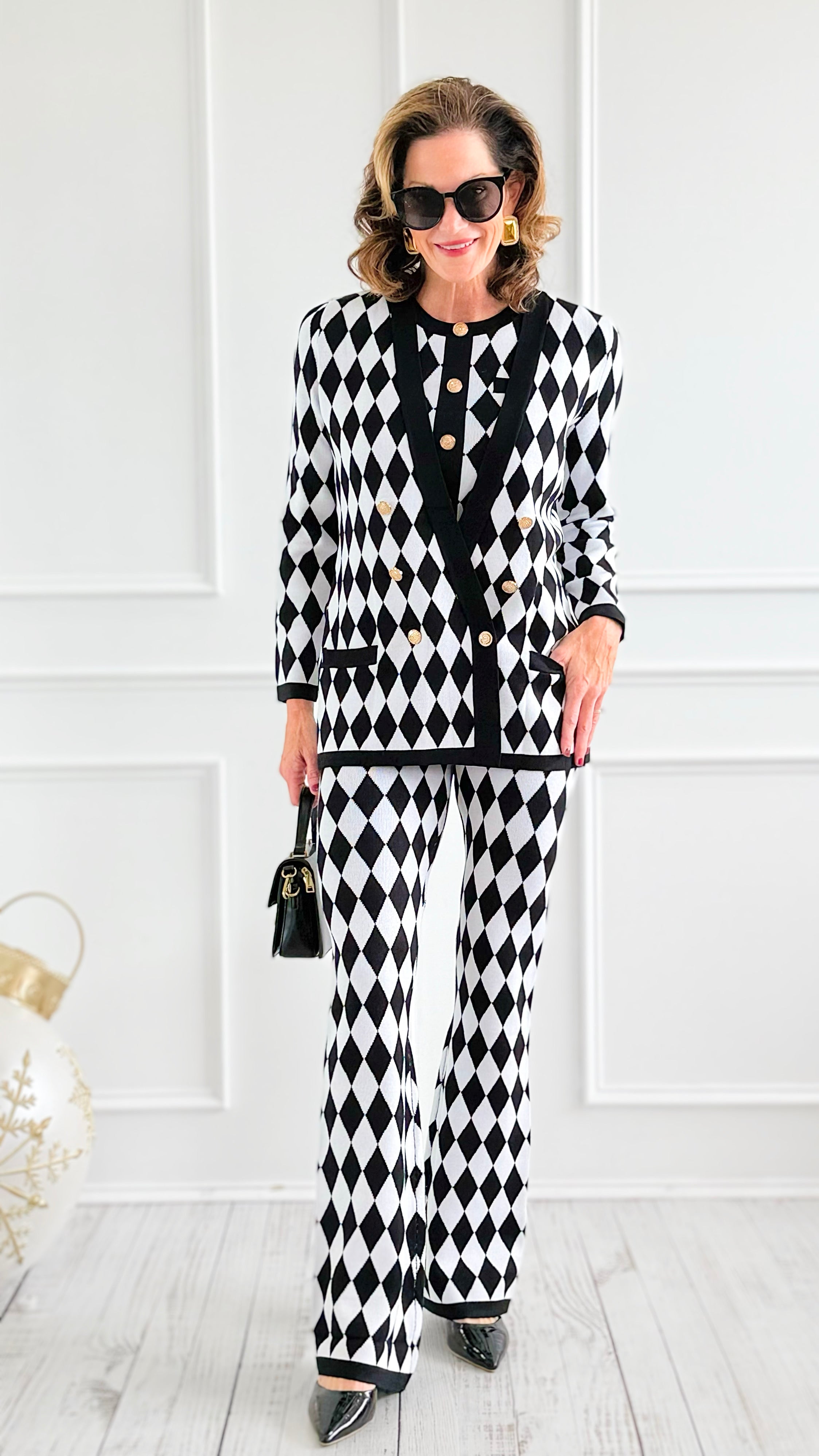 Muse Moment 3PC Knit Set-210 Loungewear/Sets-rivir-Coastal Bloom Boutique, find the trendiest versions of the popular styles and looks Located in Indialantic, FL