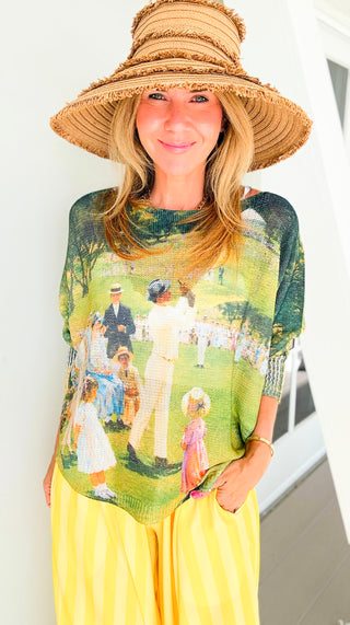 Sunday on the Green Italian St Tropez Knit
