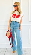 Sailor Vibes Italian Denim Pant-190 Denim-SASU UNICORN-Coastal Bloom Boutique, find the trendiest versions of the popular styles and looks Located in Indialantic, FL