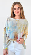 Blossom Italian St Tropez Knit-140 Sweaters-Italianissimo-Coastal Bloom Boutique, find the trendiest versions of the popular styles and looks Located in Indialantic, FL