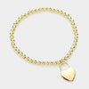 Heartbound Charm Bracelet-230 Jewelry-NYW-Coastal Bloom Boutique, find the trendiest versions of the popular styles and looks Located in Indialantic, FL