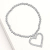 Heart Glow Charm Bracelet-230 Jewelry-NYW-Coastal Bloom Boutique, find the trendiest versions of the popular styles and looks Located in Indialantic, FL