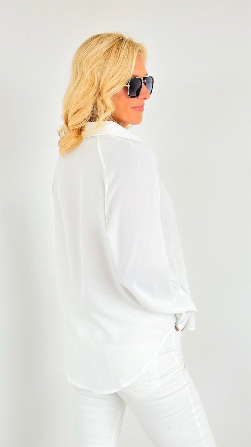 Ocean Breeze Blouse Top-130 Long sleeve top-Must Have-Coastal Bloom Boutique, find the trendiest versions of the popular styles and looks Located in Indialantic, FL