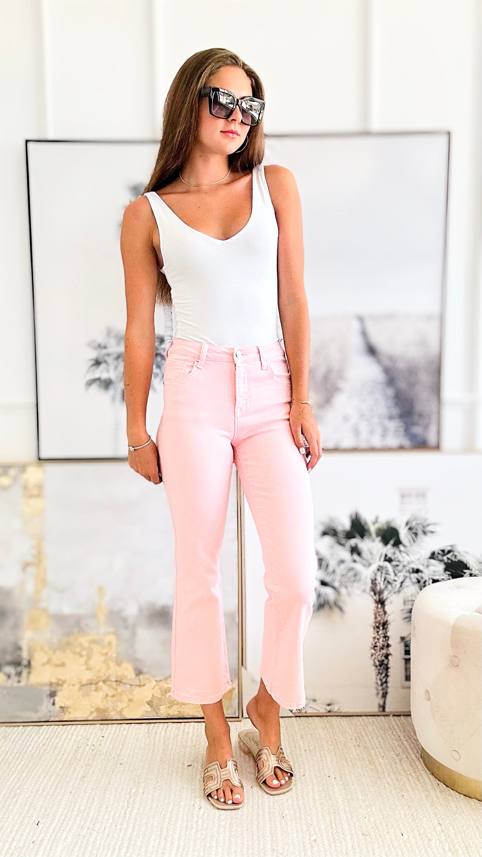 Mid Rise Straight Denim-190 Denim-Risen-Coastal Bloom Boutique, find the trendiest versions of the popular styles and looks Located in Indialantic, FL