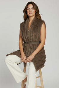 Velvet Whisper Belted Vest - Tan-150 Cardigans/Layers-NYW-Coastal Bloom Boutique, find the trendiest versions of the popular styles and looks Located in Indialantic, FL