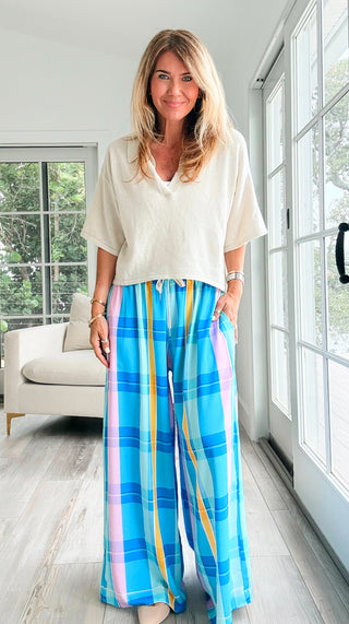 Pastel Promenade Riviera Italian Pants