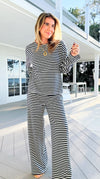 Weekend Muse Striped Pant