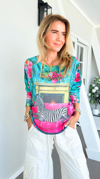 Zebra Manor Italian St Tropez Knit