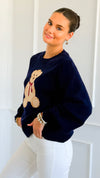 Teddy Talk Knit Sweater-140 Sweaters-JODIFL-Coastal Bloom Boutique, find the trendiest versions of the popular styles and looks Located in Indialantic, FL