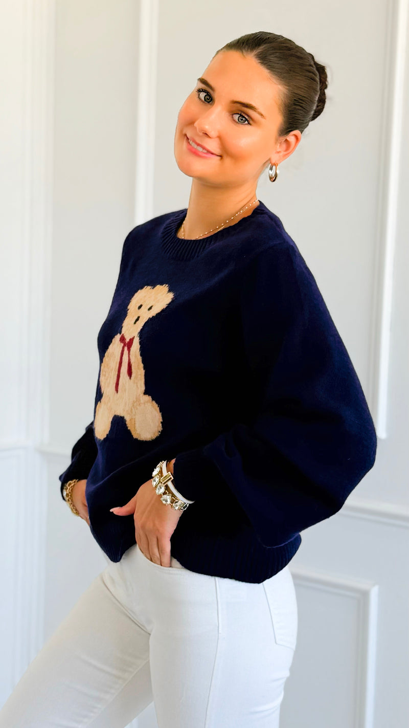 Teddy Talk Knit Sweater-140 Sweaters-JODIFL-Coastal Bloom Boutique, find the trendiest versions of the popular styles and looks Located in Indialantic, FL