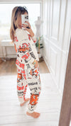 Tiger Seeds-Block Print Jogger Pant-100 Pants-L.A SOUL-Coastal Bloom Boutique, find the trendiest versions of the popular styles and looks Located in Indialantic, FL