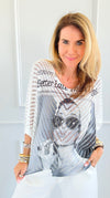 Fashionably Late Luxe Capri Italian Knit Top-140 Sweaters-Italianissimo-Coastal Bloom Boutique, find the trendiest versions of the popular styles and looks Located in Indialantic, FL