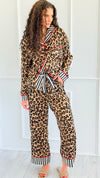 Spotted in Satin Print Pajama Set-210 Loungewear/Sets-Anniewear-Coastal Bloom Boutique, find the trendiest versions of the popular styles and looks Located in Indialantic, FL