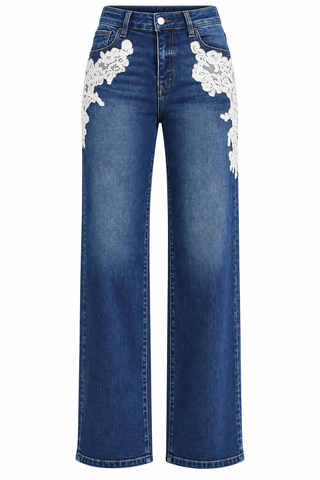 Lace Detail Jeans
