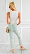 Bohemian Detail Edge Denim Pant-100 Pants-MELLY&CO-Coastal Bloom Boutique, find the trendiest versions of the popular styles and looks Located in Indialantic, FL