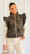 Le Puff Sauvage Vest-160 Jackets-JODIFL-Coastal Bloom Boutique, find the trendiest versions of the popular styles and looks Located in Indialantic, FL
