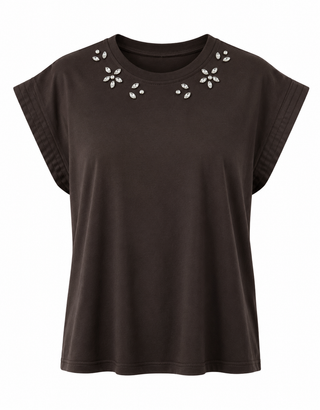 Starlet Sparkle Sleeveless Italian Top