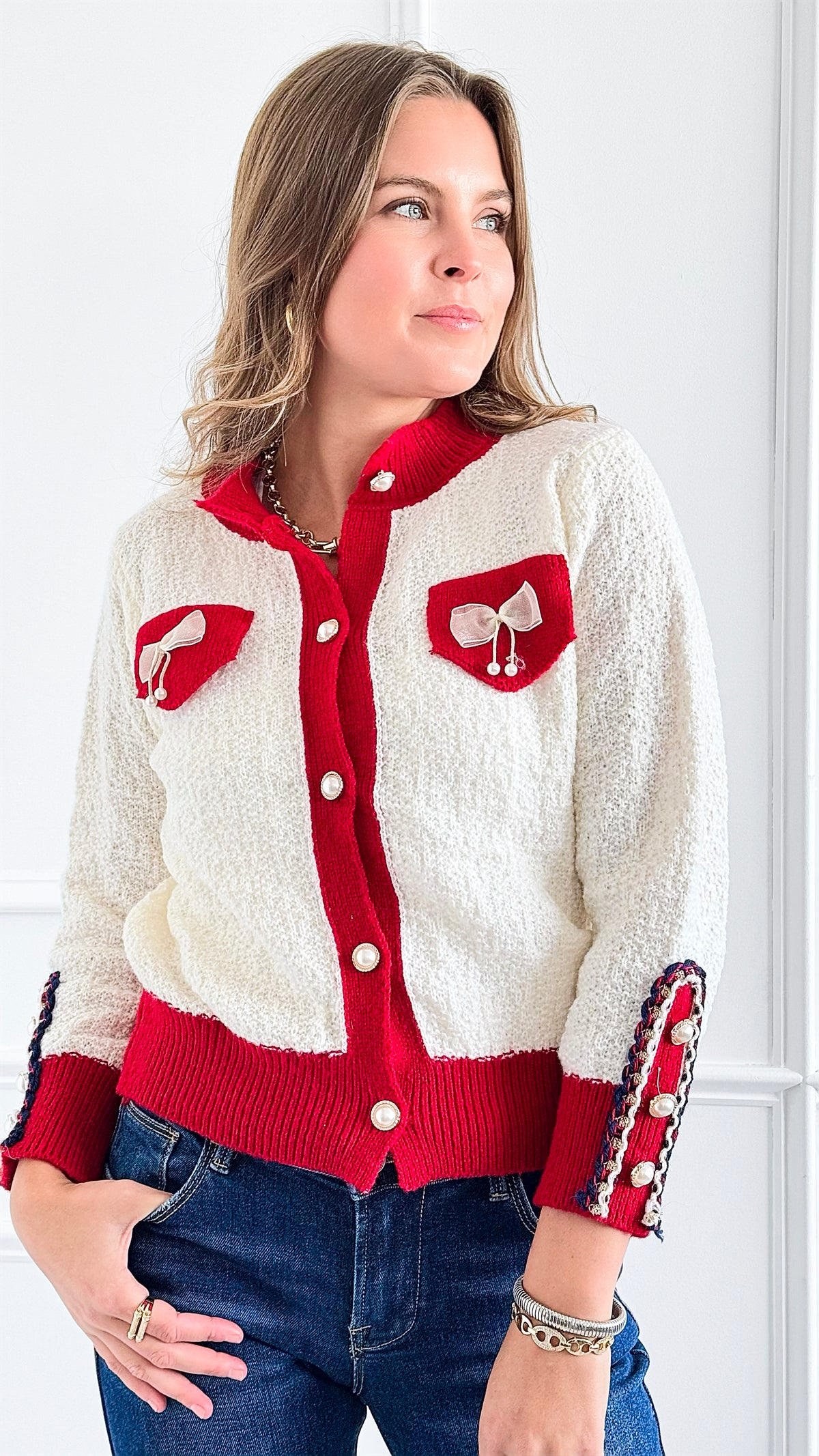 Graceful Charm Knit Cardigan-150 Cardigans/Layers-Chasing Bandits-Coastal Bloom Boutique, find the trendiest versions of the popular styles and looks Located in Indialantic, FL